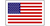 Small American Flag Decals 2.75" x 1.75"