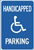 Handicapped Parking Sign