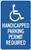 Handicapped Parking Permit Required