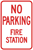 No Parking Fire Station