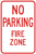 No Parking Fire Zone